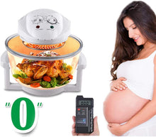 Load image into Gallery viewer, Four Halogène avec poignée, Four combiné grill, Four à convection halogène, Bol de verre avec capacité de 12L/17L, Accessoires Inclus, 1300W 240V