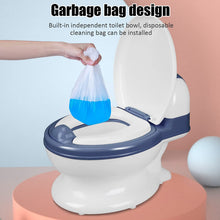 Load image into Gallery viewer, Potty for Kids, Mini Toilet for Children, Toilet Seat with Removable Tray, Non-slip Baby Toilet with Comfortable Cushion