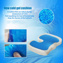 Load image into Gallery viewer, Coussin de Siège Orthopédique Coussin en Mousse à Forme de Mémoire Parfait pour soulage la Douleur de Dos, de sciatique et de Coccyx pour Les Voyages, la Voiture, Le Bureau