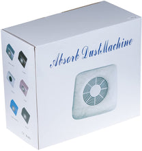 Load image into Gallery viewer, Elegante y Práctico Aspirador Profesional de mesa para Uñas Manicura Nail Art Reconstrucción Polvo colector de succión para uñas Ideal para esteticistas y en salones de belleza (Rosa)