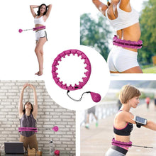 Load image into Gallery viewer, Hula Hoop, 26 Segments Fitness Ajustable Breit Hula Hoop, Hoop Spinning de Voiture Intelligente avec Massages pour