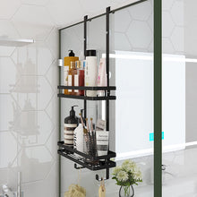 Load image into Gallery viewer, Shower Shelf for Hanging, Shower Shelf, No Drilling of Shower Screen, Bathroom Shelf, Shower Basket with Towel Holder and Suction Cup, 2 Levels