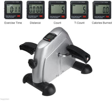 Load image into Gallery viewer, Portable Fitness Pedal Stationary Under Desk Indoor Exercise Machine Bike for Arms, Legs, Physical Therapy with LCD Display Calorie Counter