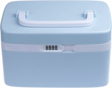Load image into Gallery viewer, Medicine Storage Box to put medicine and medical supplies inside for storage and protection with its unique coded lock design