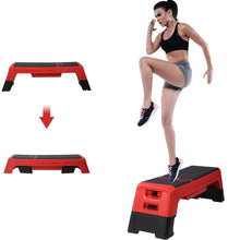 Load image into Gallery viewer, Active Forever Aerobic Stepper für zuhause, Steppbrett, 3 einstellbare Höhen(10cm/15cm/20cm), Geeignet für den Heim und Bürogebrauch