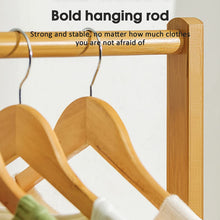 Load image into Gallery viewer, Portant à Vêtements, Penderie avec Roulettes, avec Compartiment pour Pantalon et Rangement Inférieur, avec 6 Crochets