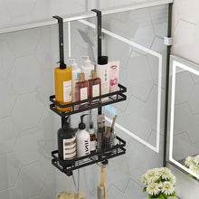 Load image into Gallery viewer, Shower Shelf for Hanging, Shower Shelf, No Drilling of Shower Screen, Bathroom Shelf, Shower Basket with Towel Holder and Suction Cup, 2 Levels
