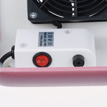 Load image into Gallery viewer, Elegante y Práctico Aspirador Profesional de mesa para Uñas Manicura Nail Art Reconstrucción Polvo colector de succión para uñas Ideal para esteticistas y en salones de belleza (Rosa)