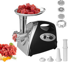 Load image into Gallery viewer, Electric Meat Grinder with 3 Stainless Steel Cutting Plates, Meat Mincer for Meat, Sausage, Chopper, Multifunctional Food Processor