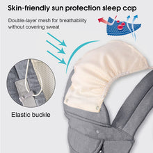 Load image into Gallery viewer, Ergonomic Baby Carrier with Hip Seat/Pure Cotton Lightweight and Breathable/Multiposition:Back,Adjustable for Newborn and Small Child from 3 to 48 Months