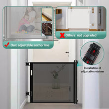 Load image into Gallery viewer, Sinbide Retractable Safety Barrier for Babies and Dogs (0 to 150 cm), Relocatable and Roll-up Barrier for Stairs/Corridors/Doors, Interior and Exterio