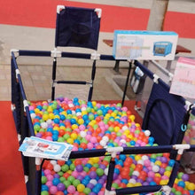 Load image into Gallery viewer, Parc Bébé avec Panier De Basket, Parc De Jeux Pliable Lavable Grand Parc Adapté À L'intérieur Et À L'extérieur 122x182x66cm