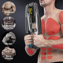 Load image into Gallery viewer, Lightweight Rebound Bending Barbell Adjustable Gymnastics Bar Arm Muscle Training Device for Upper Body Strength Chest Shoulder Trainer Forearm Abdomen Fitness
