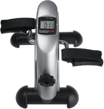 Load image into Gallery viewer, Portable Fitness Pedal Stationary Under Desk Indoor Exercise Machine Bike for Arms, Legs, Physical Therapy with LCD Display Calorie Counter