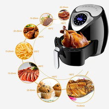 Load image into Gallery viewer, Oil Free Hot Air Fryer 1300w 3.5L, Hot Air Oven with LED Touch Screen, Air Fryer with 7 Programs, Electric Fryer without PFOA&BPA
