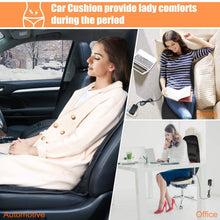 Load image into Gallery viewer, Cuscino Sedile Massaggiante con Calore Sedia Massaggiante a Vibrazione 5 Programmi di Massaggio 3 Intensità di Vibrazione Massaggiatore Elettrico a Casa ed in Auto