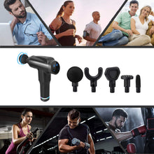 Load image into Gallery viewer, Handheld Muscle Massage Gun, Deep Tissue Massager 32 Gear, Powerful Cordless Percussion Massage Gun, Portable Massage Device with 5 Massage Heads, LCD Display