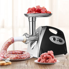 Load image into Gallery viewer, Electric Meat Grinder with 3 Stainless Steel Cutting Plates, Meat Mincer for Meat, Sausage, Chopper, Multifunctional Food Processor