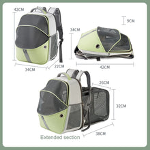 Load image into Gallery viewer, Bag Transport Cat Puppies Stretch Backpack Small Dog Pet Backpack Breathable Foldable Cat Bag Dog for Travel and Hiking