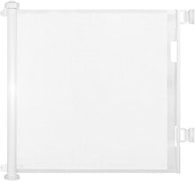 Load image into Gallery viewer, Barrière de Sécurité Rétractable pour Bébés et Chiens (0 à 180 cm), Barrière Relocalisable et Enroulable pour Les Escaliers/Couloirs/Portes, Intérieurs et Extérieurs