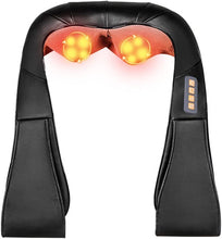 Load image into Gallery viewer, Appareil de Massage Shiatsu Électrique Chauffant massage en 3D-Rotation pour Cou Nuque Lumbaire Épaules Dos Relaxation Musculaire utiliser au Bureau en Voiture et à la Maison