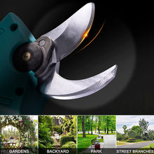 Load image into Gallery viewer, Electric Pruning Scissors, 48V Battery Pruning Scissors, Electric Gardening Pruning Scissors with 2 Rechargeable Lithium Batteries, Cutting Diameter 30 mm