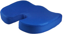 Load image into Gallery viewer, Coussin de Siège Orthopédique Coussin en Mousse à Forme de Mémoire Parfait pour soulage la Douleur de Dos, de sciatique et de Coccyx pour Les Voyages, la Voiture, Le Bureau