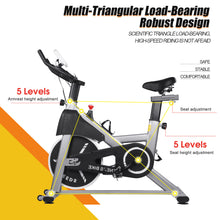 Load image into Gallery viewer, Home Exercise Bike Black Home Gym Exercise Spin Sport Bike Fitness Cardio Indoor