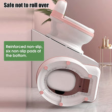 Load image into Gallery viewer, Pot pour Enfants Potty, Mini Toilettes pour Enfants, Siège de Toilette avec bac Amovible, Toilettes pour bébés Antidérapant avec Coussin Confortable (Rose)