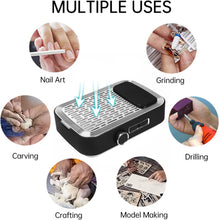 Load image into Gallery viewer, Aspirapolvere per Unghie, Aspirapolvere per Unghie Professionale, Macchina per Collettore di Polveri Professionale Ricaricabile da 80W, Aspirapolvere per Unghie per Manicure Bianca