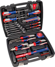 Load image into Gallery viewer, Tool Case with Screwdriver Bits, 42 Pieces, Filled, Robust and High-Quality, Ideal for the Household or Garage, GS-Tested, in Practical Plastic Case