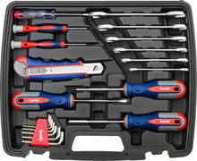 Load image into Gallery viewer, Tool Case with Screwdriver Bits, 42 Pieces, Filled, Robust and High-Quality, Ideal for the Household or Garage, GS-Tested, in Practical Plastic Case