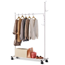 Load image into Gallery viewer, onkey Coat Rack, 3 in 1 Bedroom Linen Shelf Coat Rack, Standing Coat Rack, Open Wardrobes