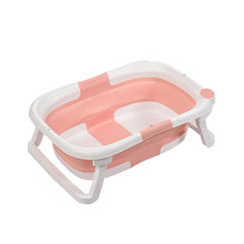 Load image into Gallery viewer, Foldable Baby Bath, Baby Bath with Stand, Baby Bath for Shower with Non-slip Feet and Temperature Display