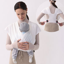 Load image into Gallery viewer, Baby carrying scarf-knot-knot-sling baby-kangaroo-baby baby carrier-physiological-adjustable-easy-to-wear carrying scarf-birth gift -birth list-newborn-at 15kg