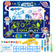 Load image into Gallery viewer, Star space glow-in-the-dark water canvas, letter cognition water display painting clear water graffiti pad