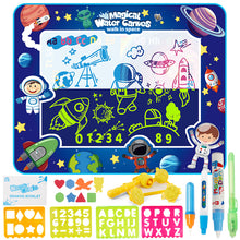 Load image into Gallery viewer, Star space glow-in-the-dark water canvas, letter cognition water display painting clear water graffiti pad
