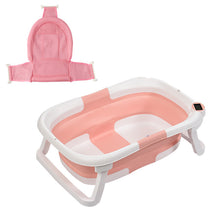Load image into Gallery viewer, Foldable Baby Bath, Baby Bath with Stand, Baby Bath for Shower with Non-slip Feet and Temperature Display