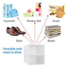 Load image into Gallery viewer, 12X Transparent Shoe Box Shoe Box Shoe StorageDrawer Stackable NEW