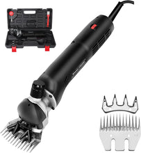 Load image into Gallery viewer, Electric Sheep Clippers 690 W Electric Wool Scissors Professional Sheep Shearing Machine 6 Speed Shearing Machine Sheep Compatible 3 Metre Power Cable for Sheep, Goats, Alpacas etc.

