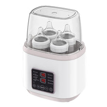 Load image into Gallery viewer, Bottle Warmer Baby Bottle Warmer Baby Food Warmer Double Steam Steriliser Bottles Steriliser Milk Warmer with Timer, Warming Function, Defrosting for Baby Bottles and Dummies
