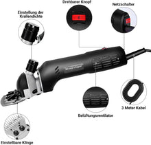 Load image into Gallery viewer, Electric Sheep Clippers 690 W Electric Wool Scissors Professional Sheep Shearing Machine 6 Speed Shearing Machine Sheep Compatible 3 Metre Power Cable for Sheep, Goats, Alpacas etc.

