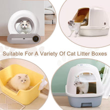 Load image into Gallery viewer, Cat Litter Box Bags with Drawstrings, Bin Bags with Carry Handle, Self-Cleaning Cat Litter Box, Rubbish Bags, Scratch-Resistant for Pets, Cats, Dogs, Poop Cat Litter, 6 Rolls/90 Pieces
