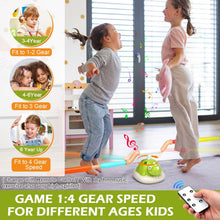 Load image into Gallery viewer, 3-in-1 Outdoor Toy for Children, Ring Toss Game/Rope Jumping Machine Children/Foam Rocket Launcher, Sports &amp; Outdoor Toy with Music
