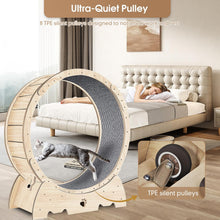 Load image into Gallery viewer, Roue d'exercice pour Chat 93cm Grande Roue de Tapis Roulant pour Chat Intérieur Roue de Course Tapis Détachable et Taquin pour Chat pour Course Marche Entraînement Convient Plupart des Chats
