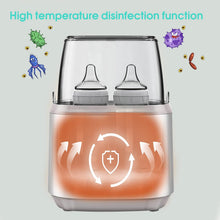 Load image into Gallery viewer, Bottle Warmer Baby Bottle Warmer Baby Food Warmer Double Steam Steriliser Bottles Steriliser Milk Warmer with Timer, Warming Function, Defrosting for Baby Bottles and Dummies
