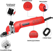 Load image into Gallery viewer, Electric Sheep Clippers 690 W Electric Wool Scissors Professional Sheep Shearing Machine 6 Speed Shearing Machine Sheep Compatible 3 Metre Power Cable for Sheep, Goats, Alpacas etc.
