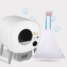 Load image into Gallery viewer, Cat litter box garbage bags 3 Bags (60 Pieces) Cat Litter Cleaning Tool Durable Drawstring for Hiding Practical Pet Cat Accessories for Cleaning

