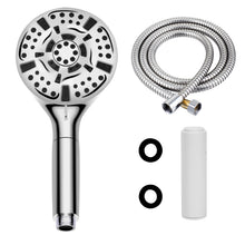 Load image into Gallery viewer, Bath Mixer Tap with Jet Types Hand Shower, Single Lever Bath Tap with Hose and Wall Mount, Bath Mixer Shower Set for Bathroom

