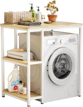 Load image into Gallery viewer, Armoire pour Machine à Laver avec Compartiments, Étagère pour Machine à Laver 90 x 60 x 95cm
